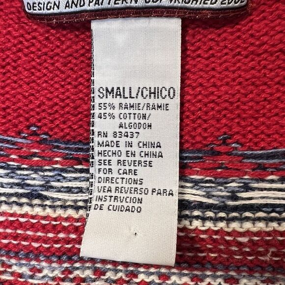 Tiara International Sweater Size Small Full Zip Y2K Vintage Americana Christmas - Picture 7 of 12